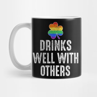 Drinks Well With Others Lgbt Gay Mug